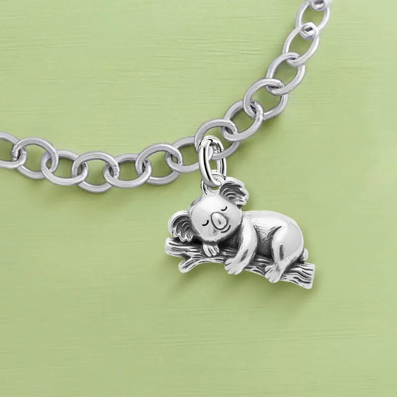 

925 Sterling Silver JamesAvery Vintage Pendants Koala Strawberry Charms Beads Fit Original Bracelet Necklace DIY Jewelry