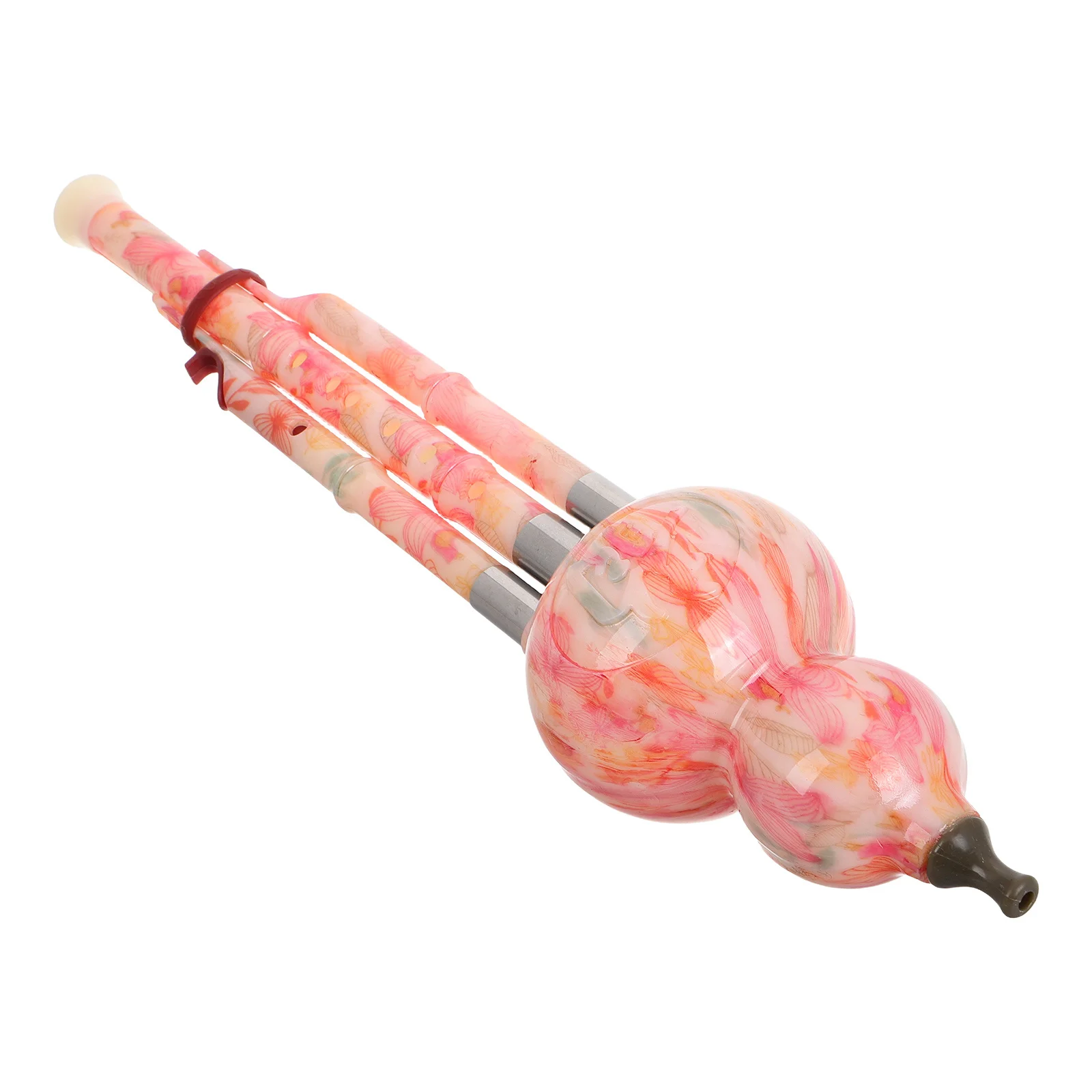 

Chinese Hulusi Flute C Key Traditional Cucurbit Musical Instrument Butterfly Color for Student Beginner Practice Performance