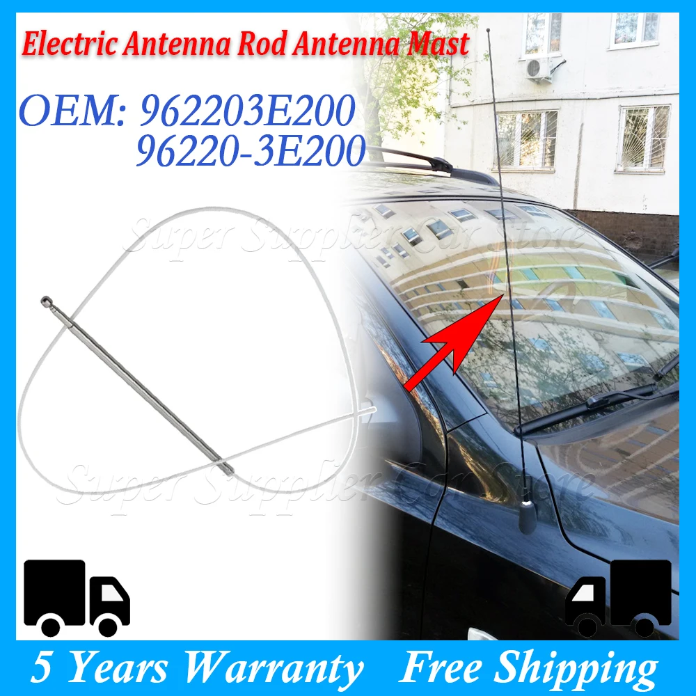 

New Electric Antenna Rod Antenna Mast For Kia Sorento 2002 2003 2004 2005 2006 2007 2008 96220-3E200 962203E200