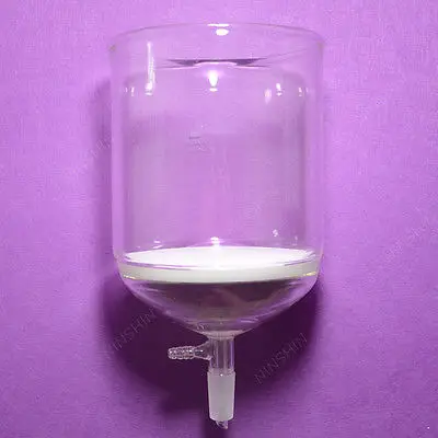 5000ml,24/40,Glass Buchner Funnel,5L,3# Sand Core Filter,Vacuum Hose Adapter,Lab Glassware