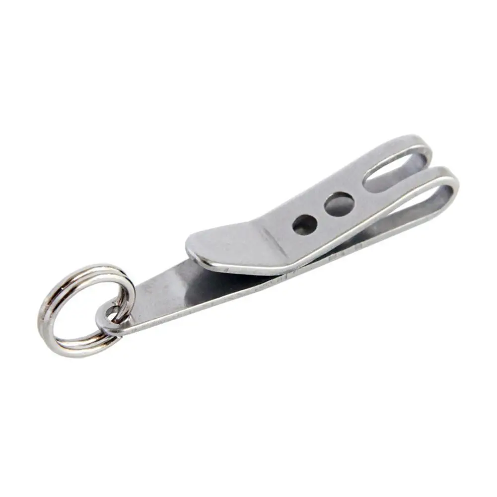 EDC Bag Gear Pocket Suspension Clip with Key Carabiner Outdoor Quicklink Tool Key Keychain Suspension Clip