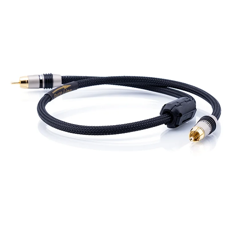 

Hi-Fi RCA к RCA 75 Ом коаксиальный цифровой сигнальный аудиокабель для декодера COAX SDPIF ТВ усилитель