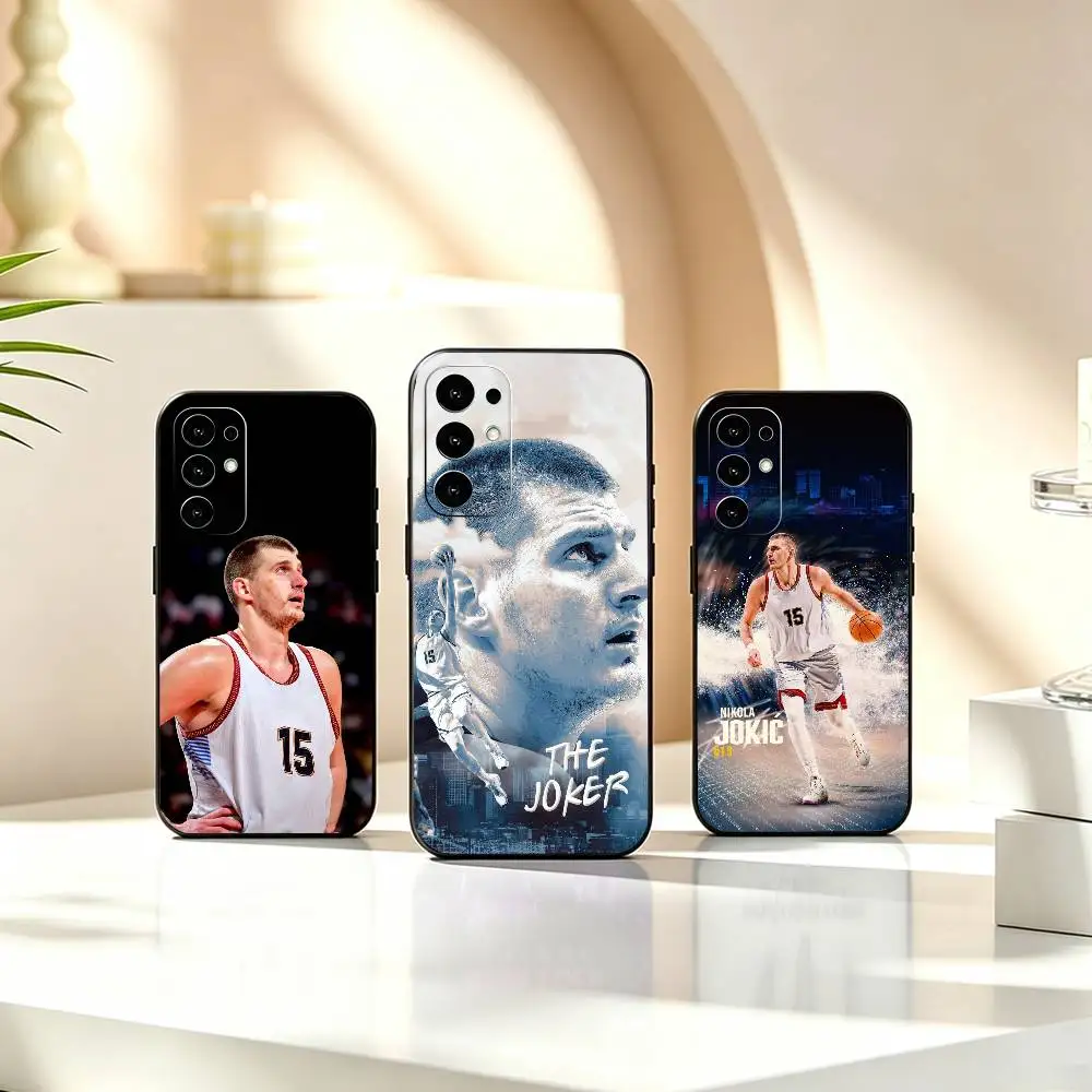 N-Nikola Jokic  Phone Case Black Silicone Soft For Samsung S26,S25,S24,S23,S22,S21,S30,Ultra,Plus,Fe,Lite