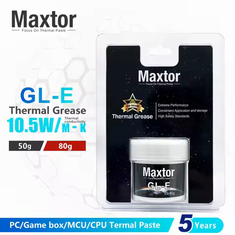 Maxtor GLE Thermal Paste 10.5W/m-k PC CPU GPU PS4 Computer MCU Equipment Game BOX Cooler fan thermal grease