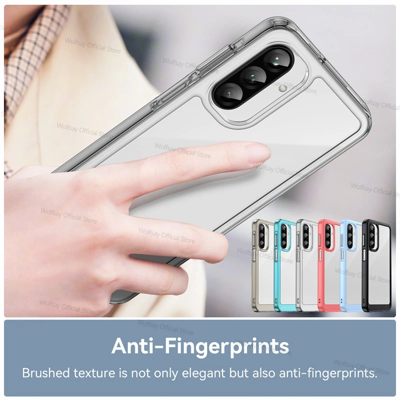 For Samsung Galaxy A26 A06 A16 A36 A56 5G Case Clear PC + TPU Cases For Samsung Galaxy A26 Cover Silicone Shockproof Phone Cover