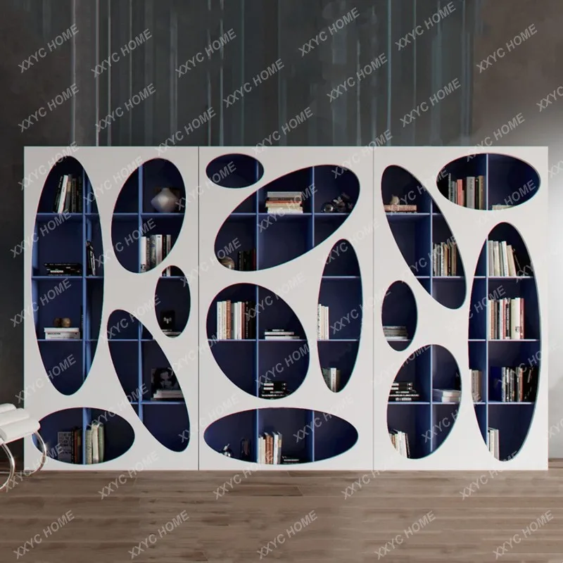 

Креативная книжная полка для художественных работ, современная простая комбинированная полка, многофункциональный книжный шкаф