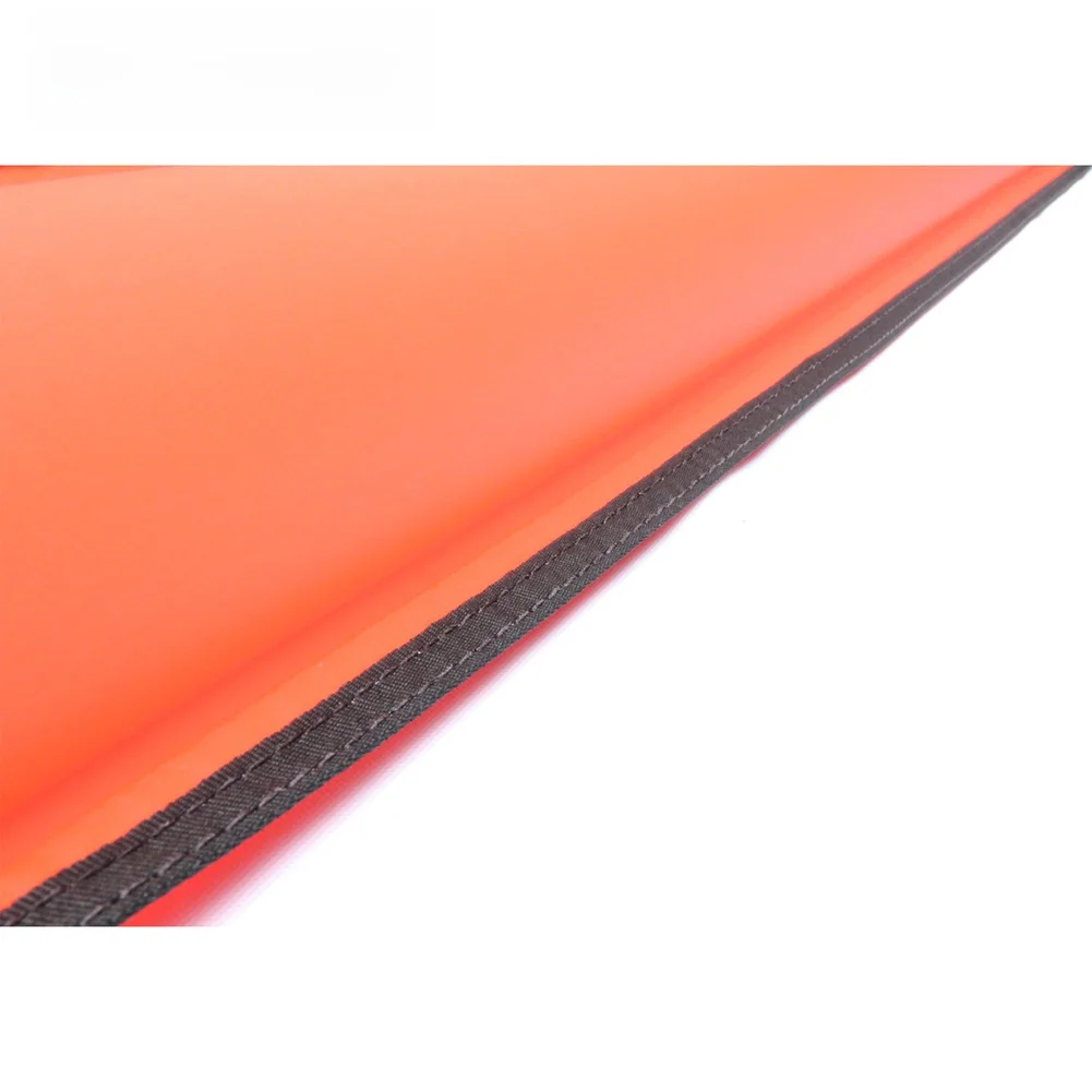 For Dive Gear Storage Snorkeling Marker Scuba Safety Buoy Expanded Size 112*13cm 70D Nylon Construction High Visibility Design