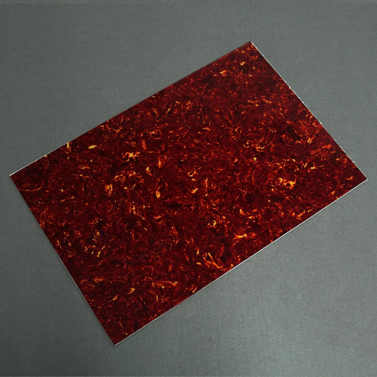 FLEOR Red Tortoise Bass Guitar Pickguard Blank Material Sheet Scratch Plate 290x430x2.3mm Guitar Parts