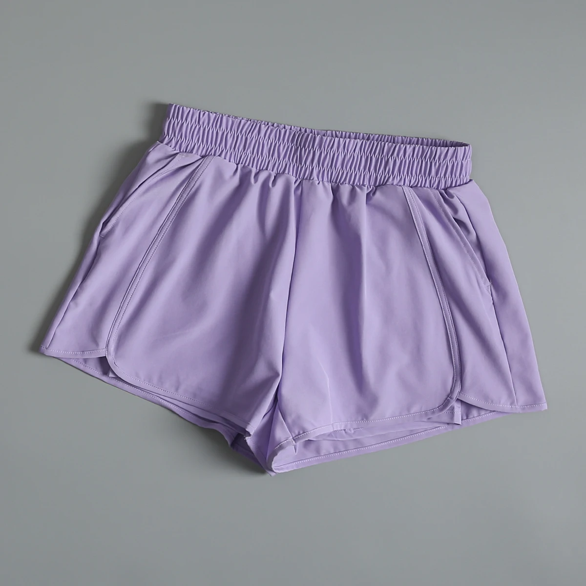 Calções esportivos para mulheres anti-exposição maratona correndo treinamento de secagem rápida calças de três pontos respirável estilo fino ginásio yoga