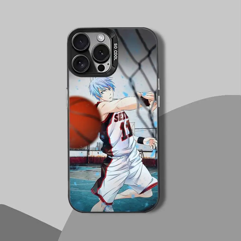 Capa de telefone legal K-Kuroko's BasketballS para iPhone 12,16,11,14,13,17,15,E,Max,Plus,Air,Pro,Mini preto à prova de choque IMD rígido