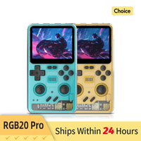 POWKIDDY RGB20PRO Retro Handheld Gaming Console 3.2-inch IPS Screen Built-in WiFi 2.4G + Bluetooth Linux System Cheap Kids Gifts