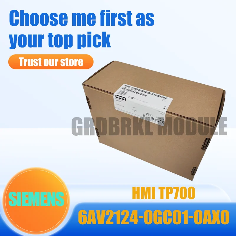 

New Original SIEMENS 6AV2124-0GC01-0AX0 6AV2 124-0GC01-0AX0 HMI TP700