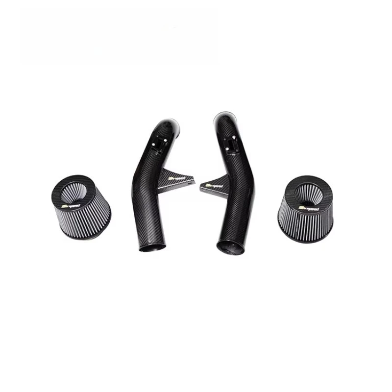 

Intake System Dry Carbon Fiber 3K Twill Carbon Weave Intake Pipe Air Filter Induction System for GTR R35 3.8T