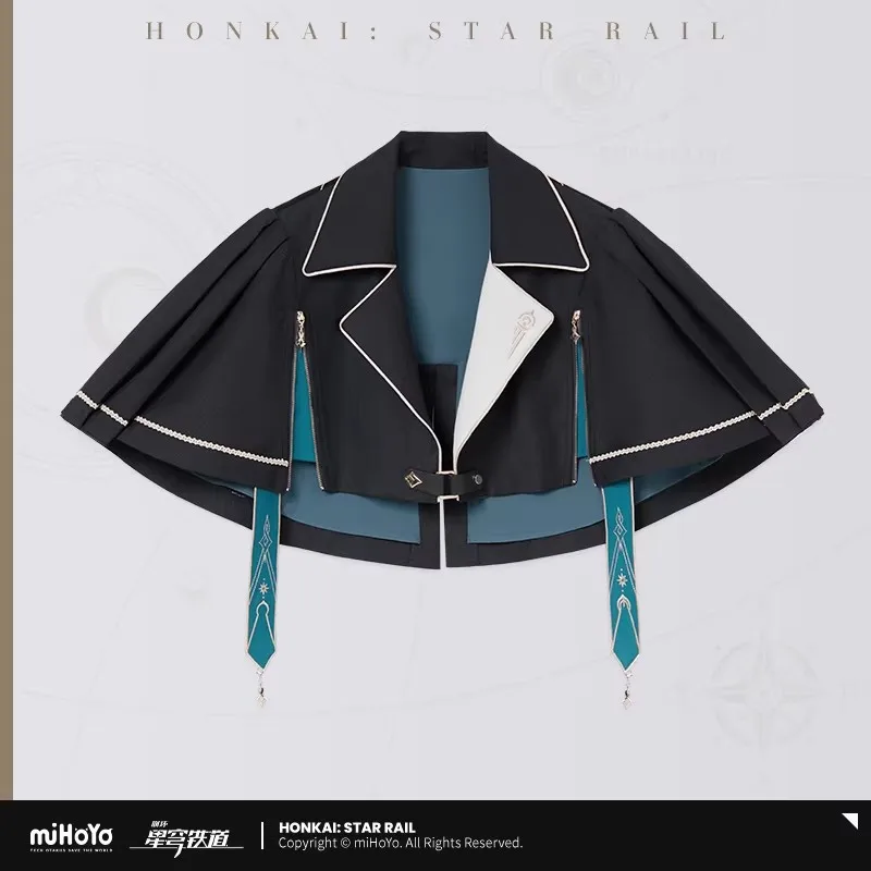[Genuine] miHoYo Game Anaxagoras Coat Honkai Star Rail Anaxa Theme Cloak Clothing Coat Jacket Doujin Top Cosplay Halloween Gifts