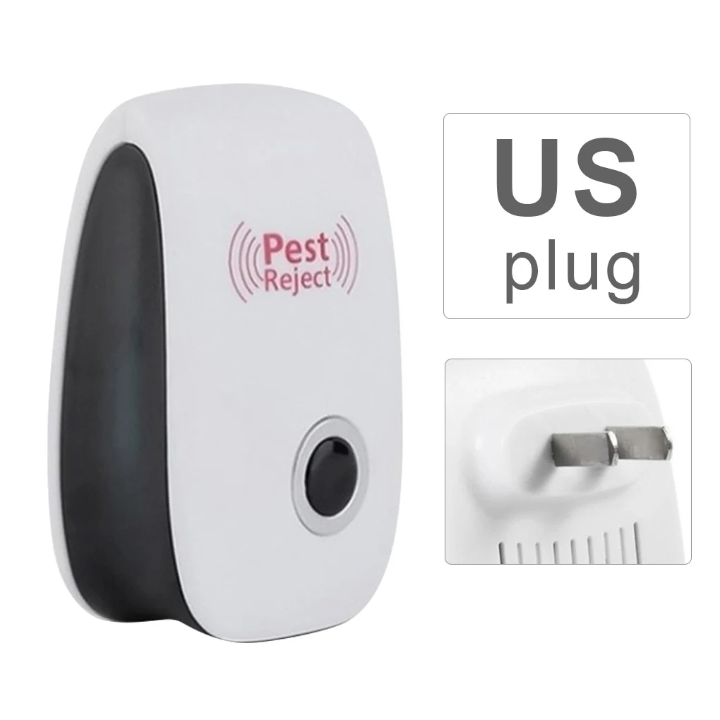 3PCS US Plug Ultrasonic Repeller Electronic Plug in Mouse Roach Bug Indoor Home Kitchen Car Ultrasonic PestRepeller