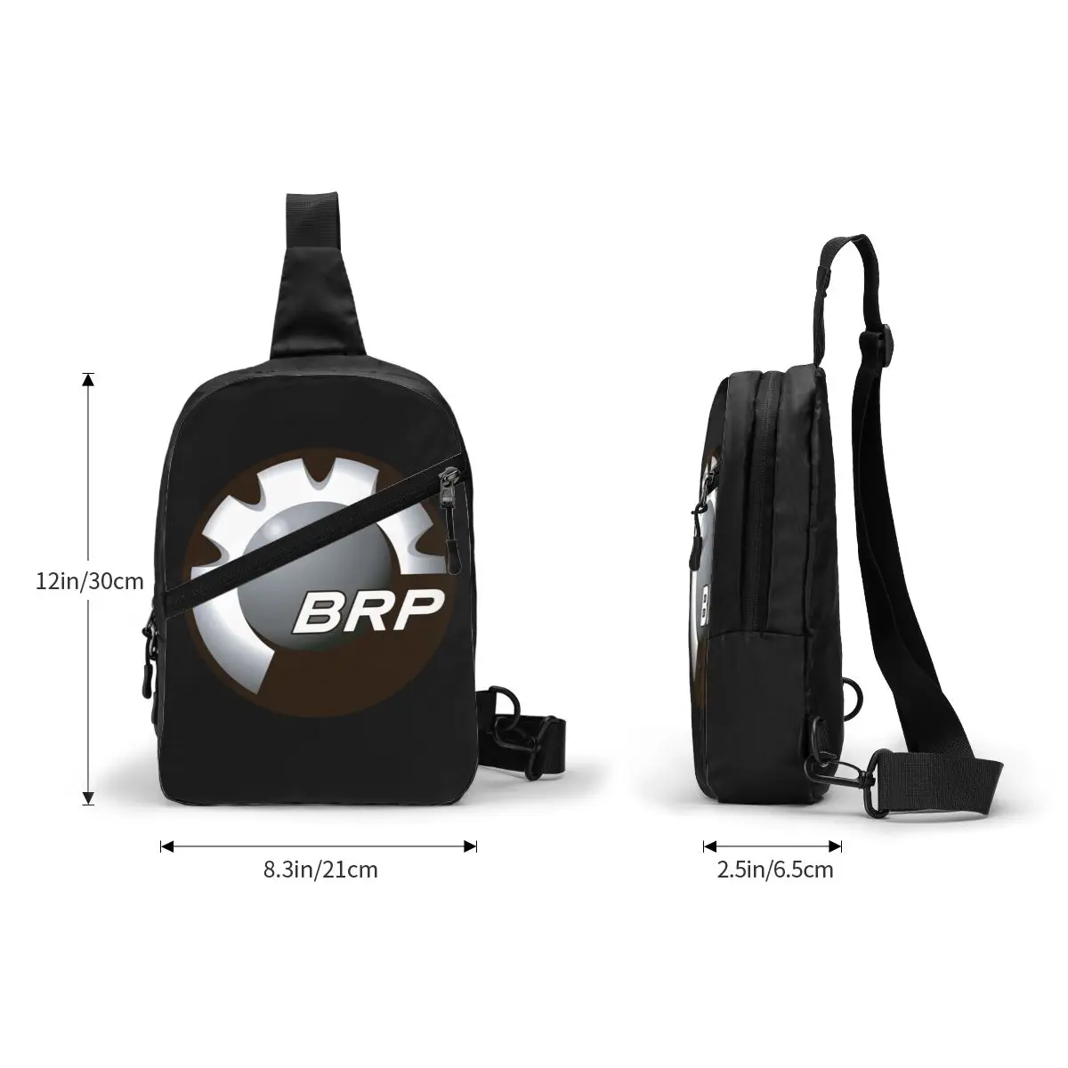 Bolsas casuais de sling Can-Am para motocicleta BRP, mochila masculina com peito cruzado, mochila de ombro para viagem, caminhada