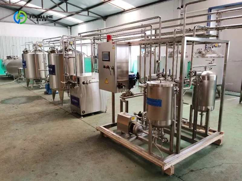 Stirred Yogurt Production Line with Fermentation and Processing Equipment FL Customized