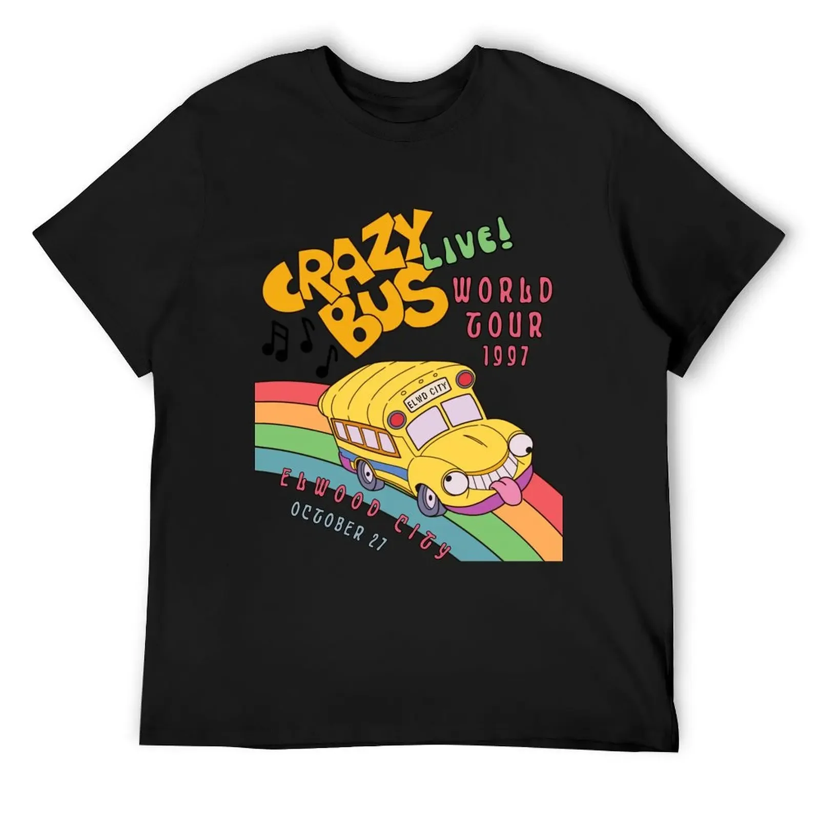 

Crazy Bus Live! World Tour 1997 T-Shirt graphics anime shirt gifts for boyfriend Funny t-shirt mens graphic t-shirts hip hop
