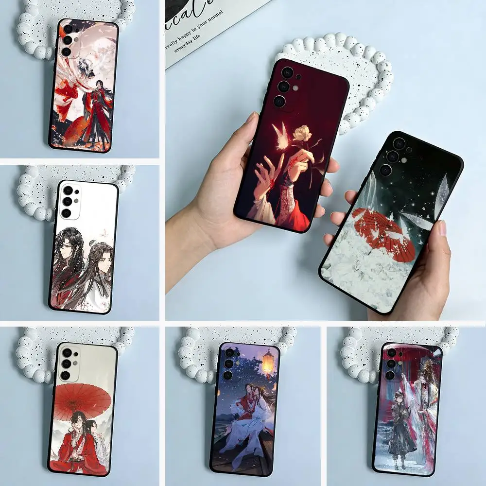 H-Heaven- Official's- Blessing Phone Case For Samsung S25,S24,S21,S22,S23,S30,Ultra,S20,Plus,Fe,Lite,Black Soft Silicone