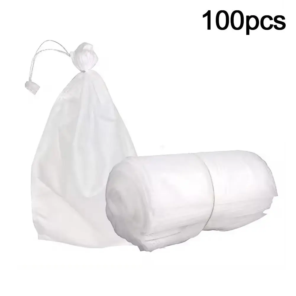 100pcs Strawberry Grapes Fruit Grow Bags Netting Mesh Tools Plant Anti-Bird Agriculture Bags Protection Garden Vegetable C7L5