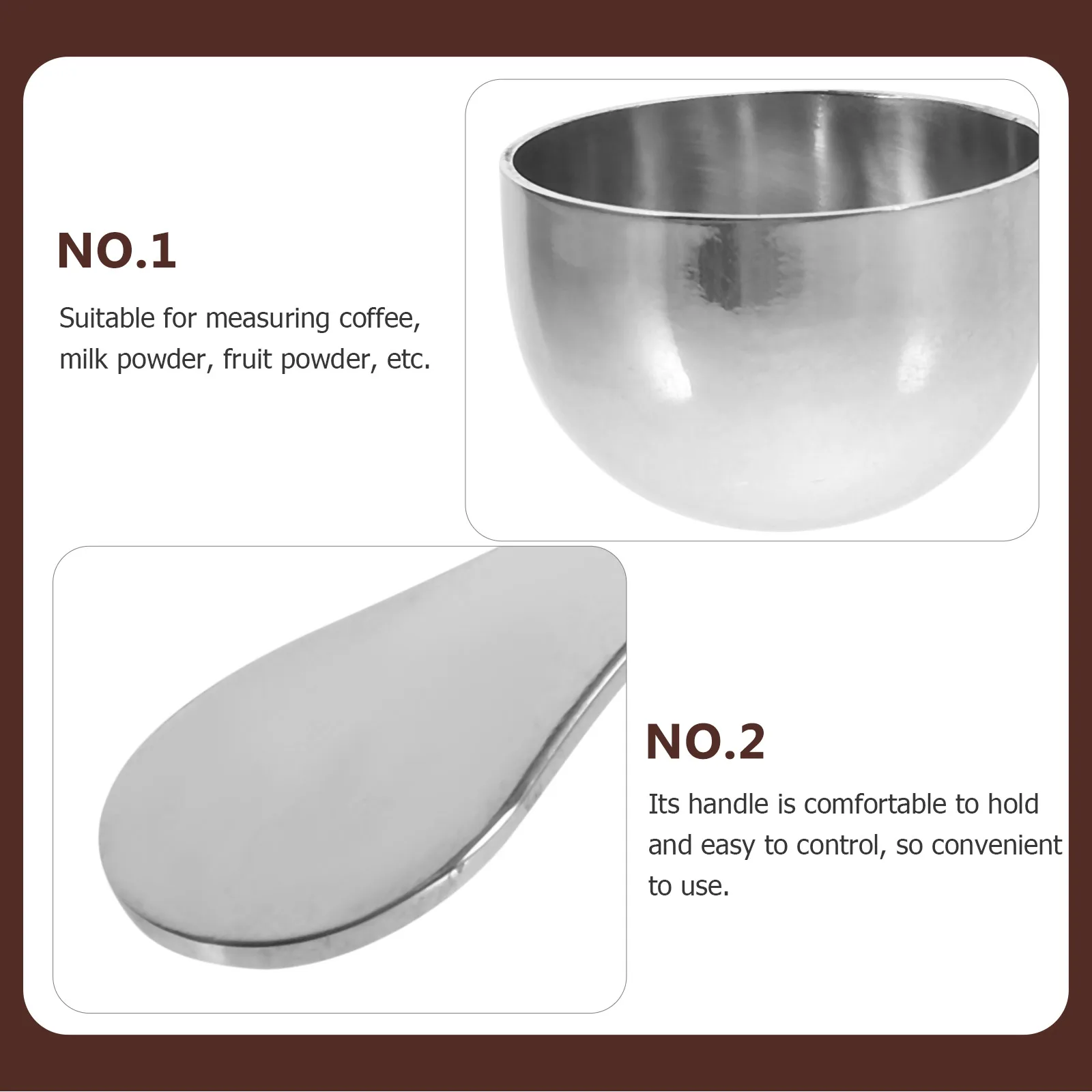 

1pc Stainless Steel Measuring 20ml Milk Powder Spoon Measuring Spoon For Coffee Long Handle Portable Kitchen Tool Gift Idea