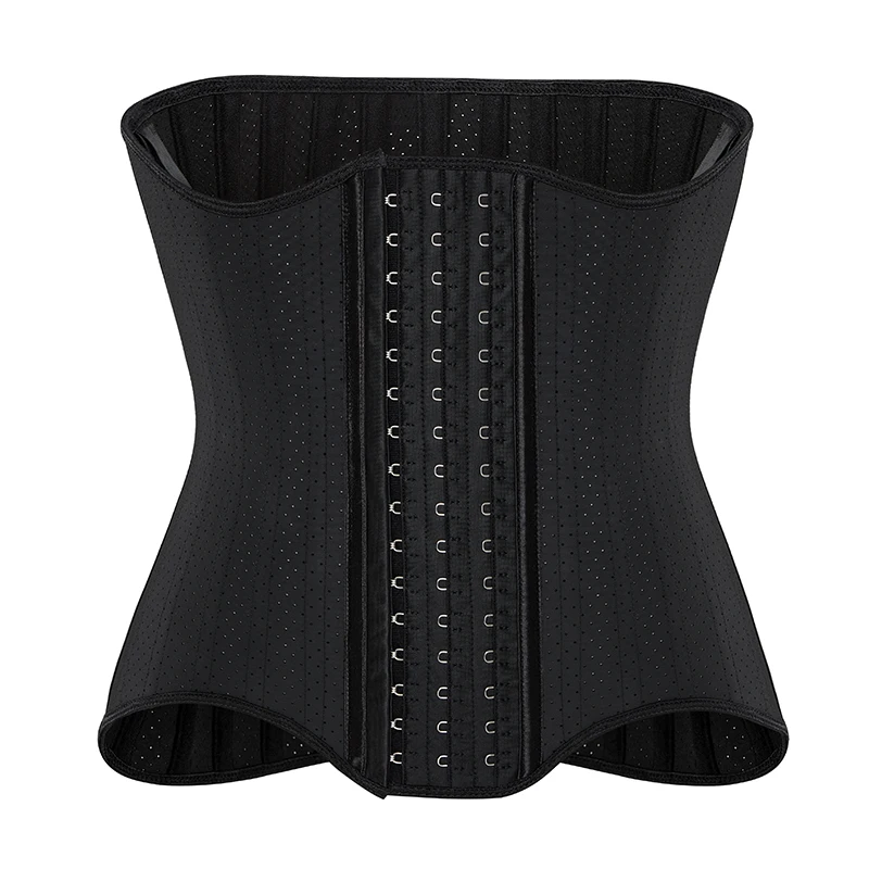 

25 Steel Bones Latex Waist Trainer Women Binder Shaper Corset Air Hole Body Shaper Colombian Girdles Slimming Belt