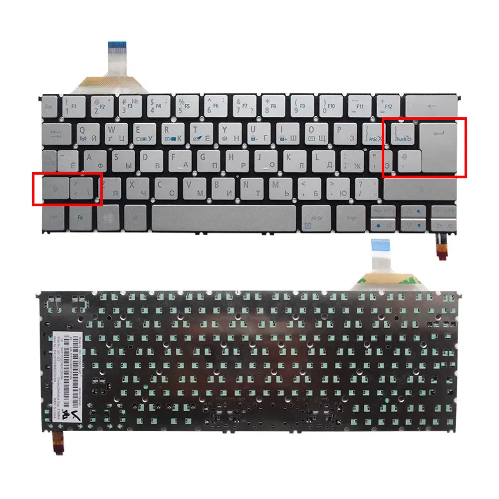 FOR ACER Aspire S7 S7-391 S7-392 MS2364 Russian RU keyboard with backlit