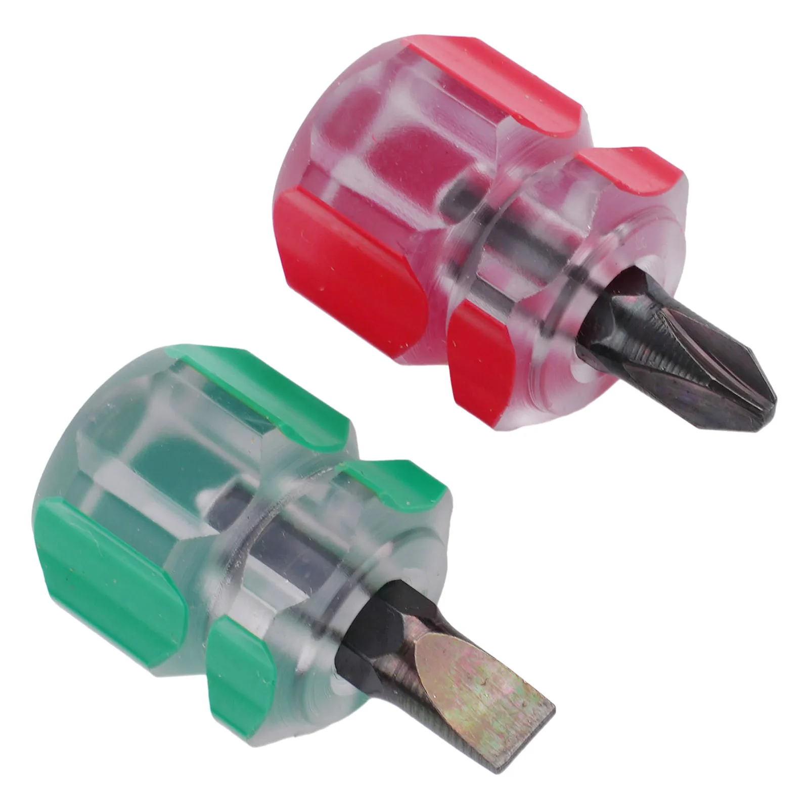 Screwdriver Screw Driver Small but Powerful Flat & Cross Head Screwdriver Set for Limited Space Usage