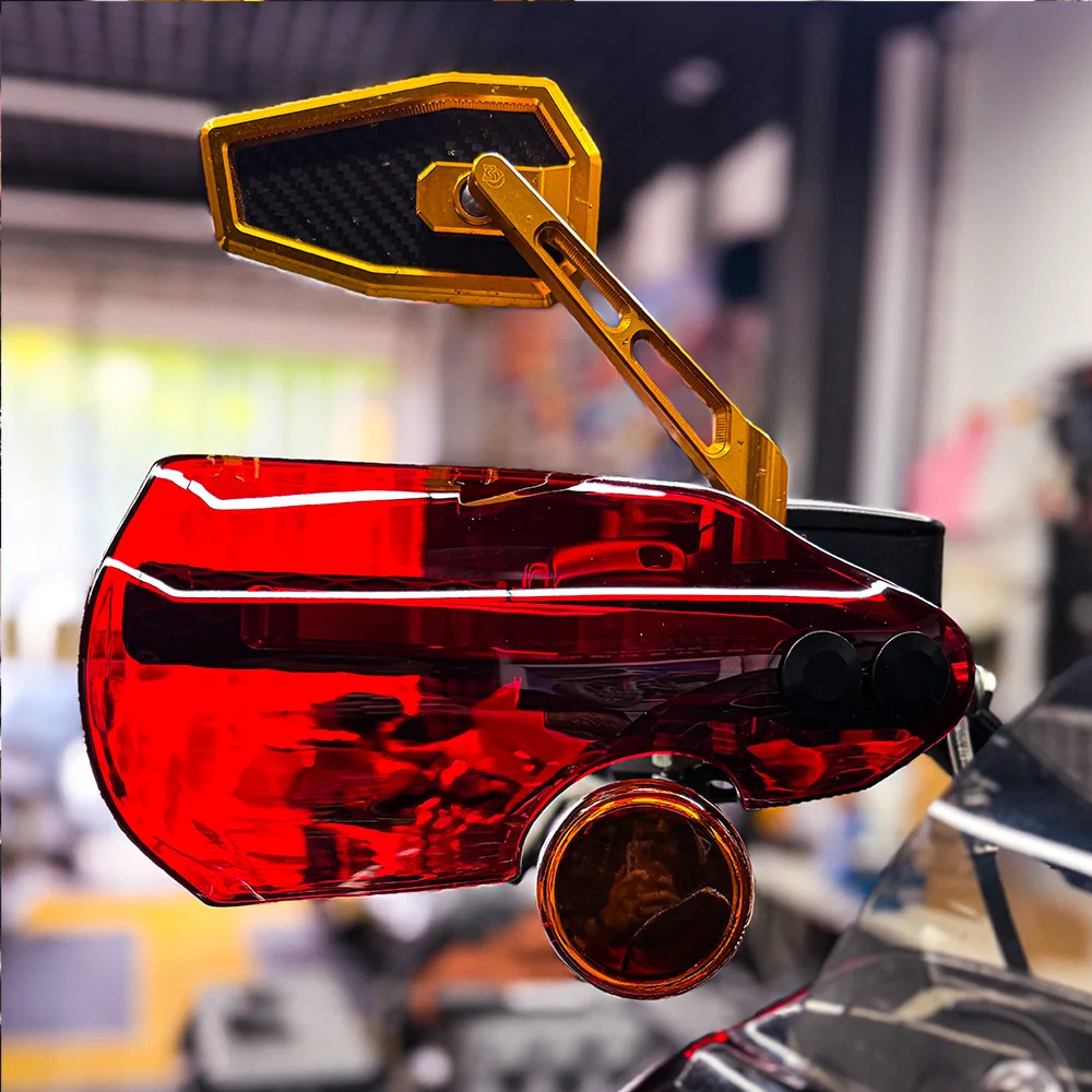 

Motorcycle Hand Shield Guard Handle Handguard Protector For Harley Davidson Softail Fat Bob 2018-2023 Low Rider S 2020-2023