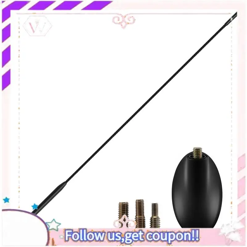 Antena de teto de rádio de carro A76T-AM/FM, mastro + kit base para modelos Ford Focus 2000-2007 XS8Z-18919-AA