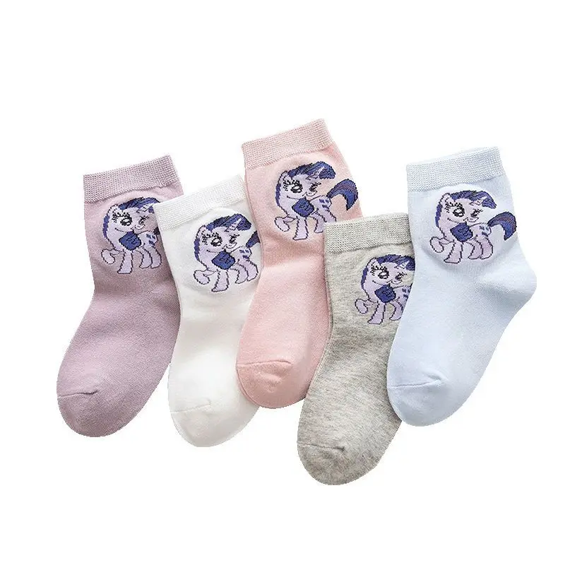 My little pony cartoon  surrounding children's socks cute creative thin section fashion personality autumn and winter socks