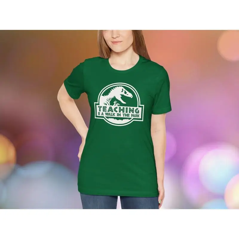 Teaching Is A Walk In The Park T Shirt Teacher for Kindergarten School