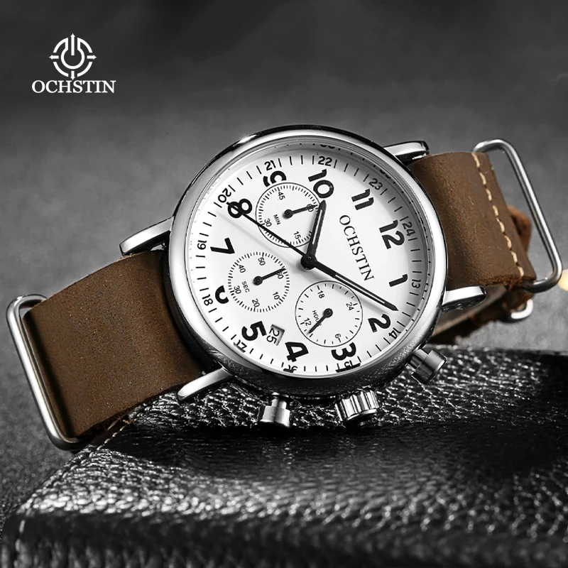 Ochstin-Montre à quartz pour homme, série ChimNavigator, mouvement multifonctionnel, mode, nouveau, 2024