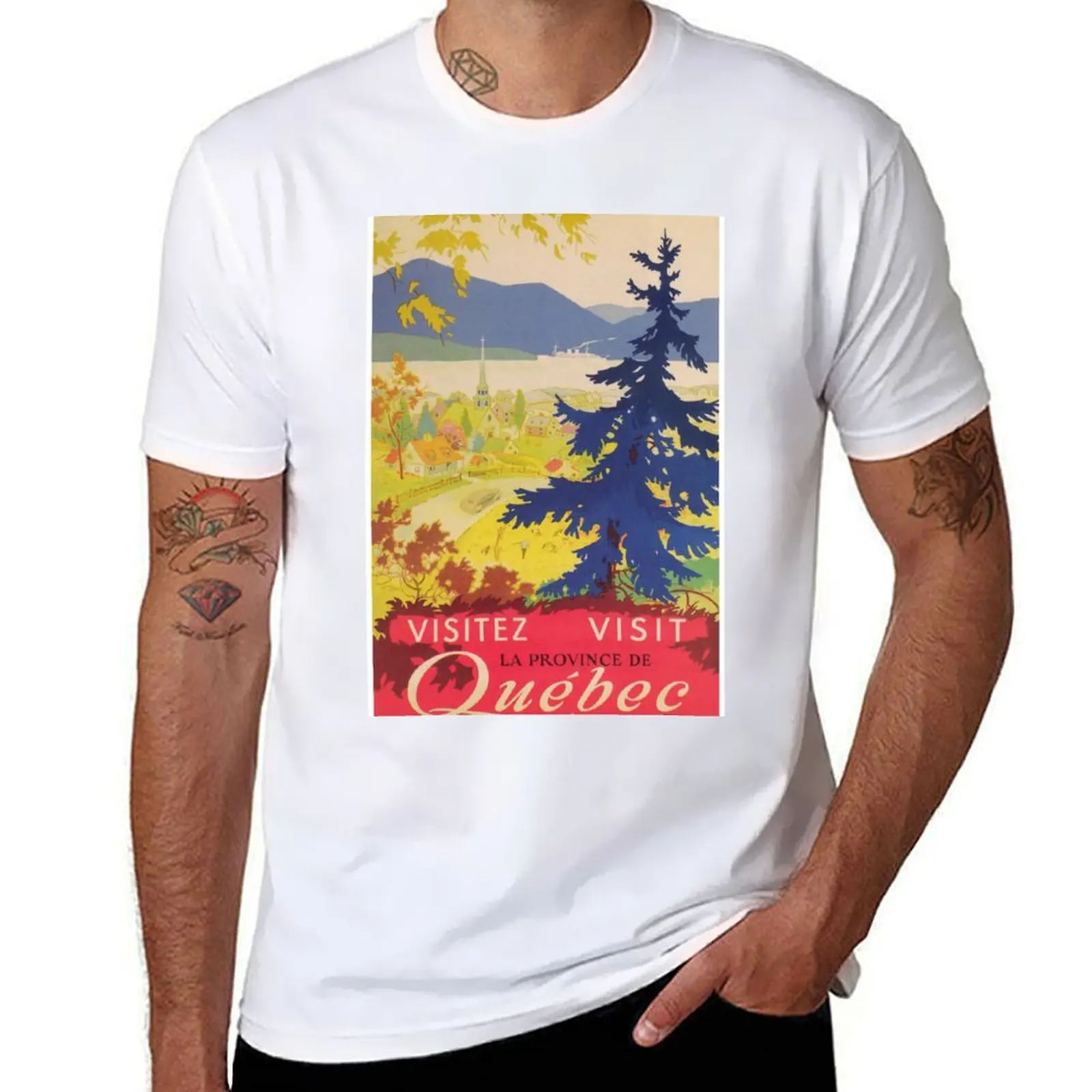 

man Quebec, t tshirt funny Canada; shirts T-Shirt graphic man Poster for Vintage graphic man Travel shirt t