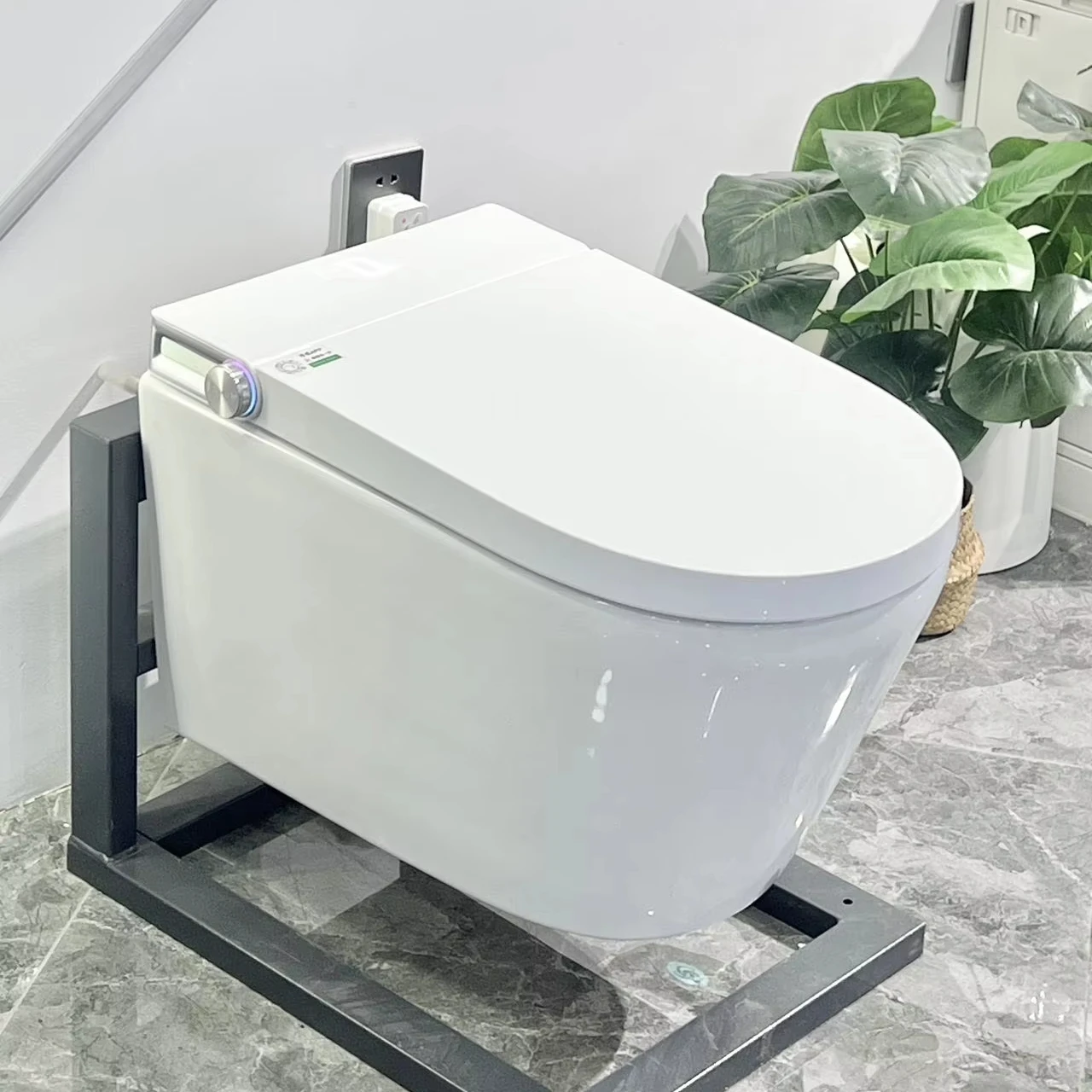 Modern Wall mounted Electric Wc Automatic Intelligent Toilet Bowl Bathroom Wall Hung Smart Toilets