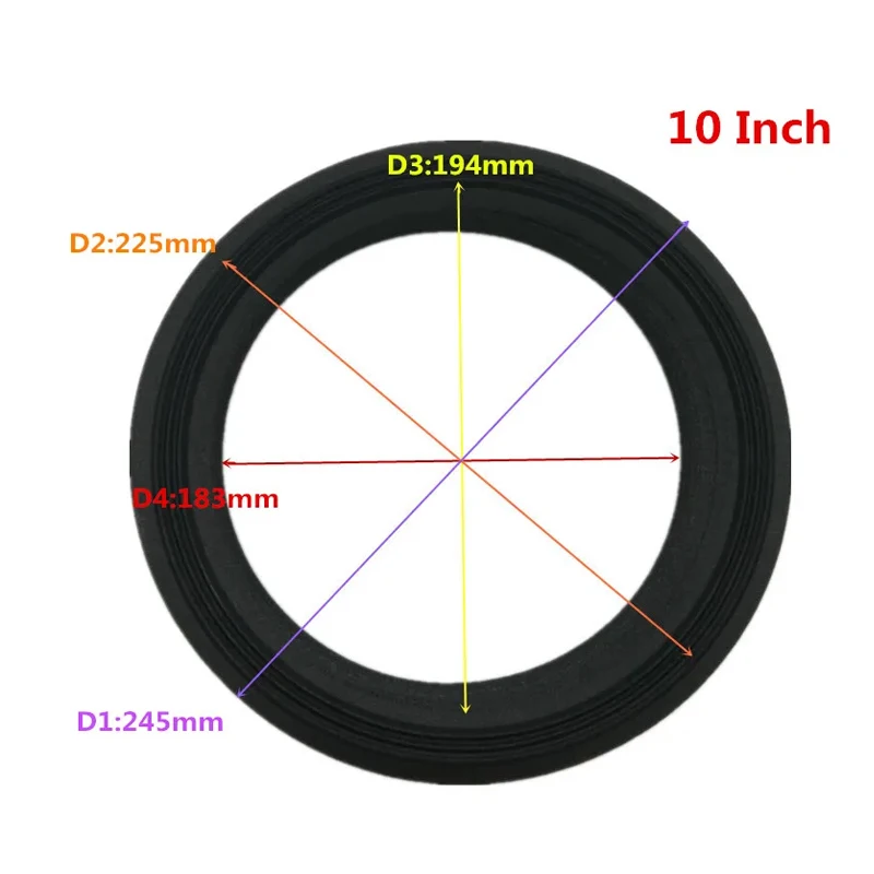 2pcs/Lot 8/10/12 inch Speaker Cloth Edge Suspension Fold Ring  Surround Woofer Subwoofer Repair Accessories Wholesale