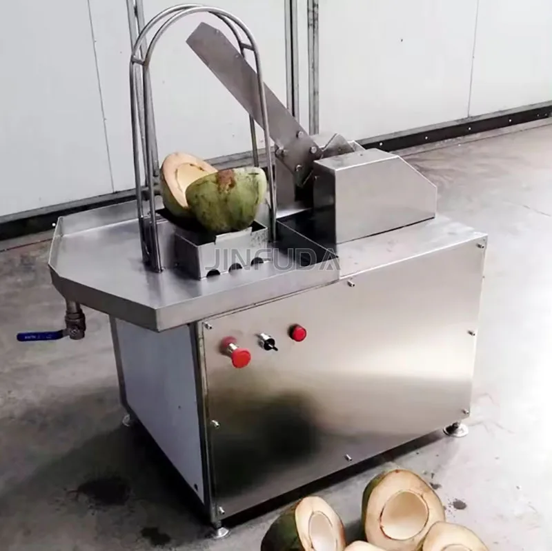 Extractor de agua de coco de alta calidad/abridor de coco verde/máquina cortadora de coco
