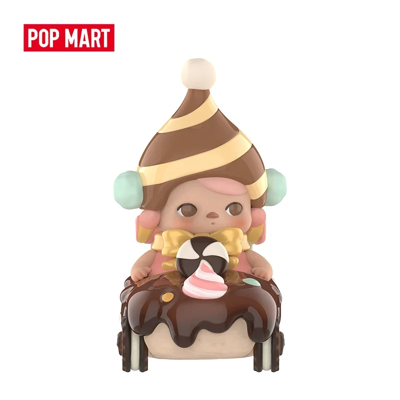 Pop Mart Pucky Cho Auto Late Figuur 100% Origineel Speelgoed Pop Leuke Actie Anime Figuur Desktop Ornamenten Collectie Cadeau