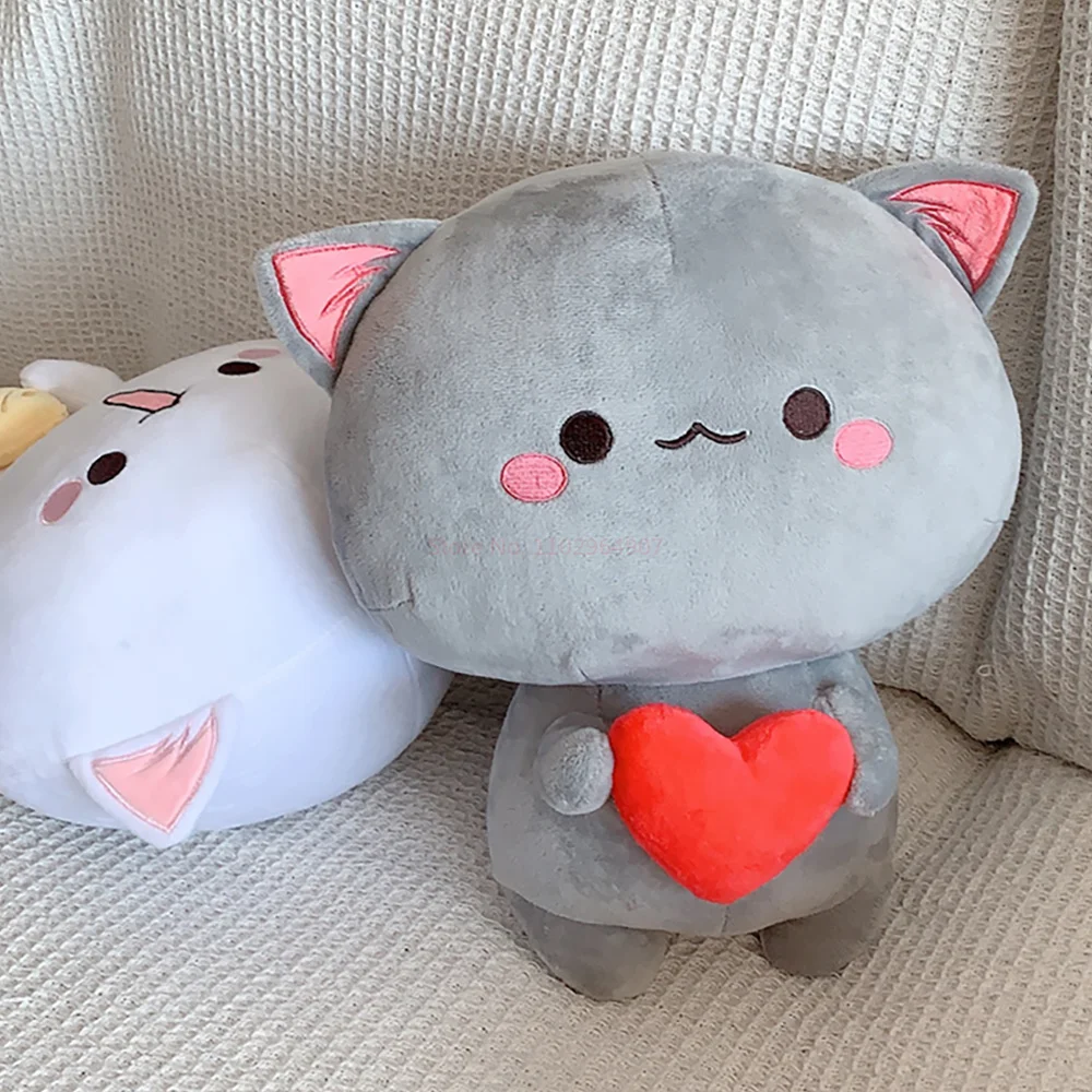 Kawaii Mitao Cat Lying Cats Couple Plush Doll Plush Toys Stuffed Cute Animal Dolls Pillow Soft Cartoon Cushion Birthday