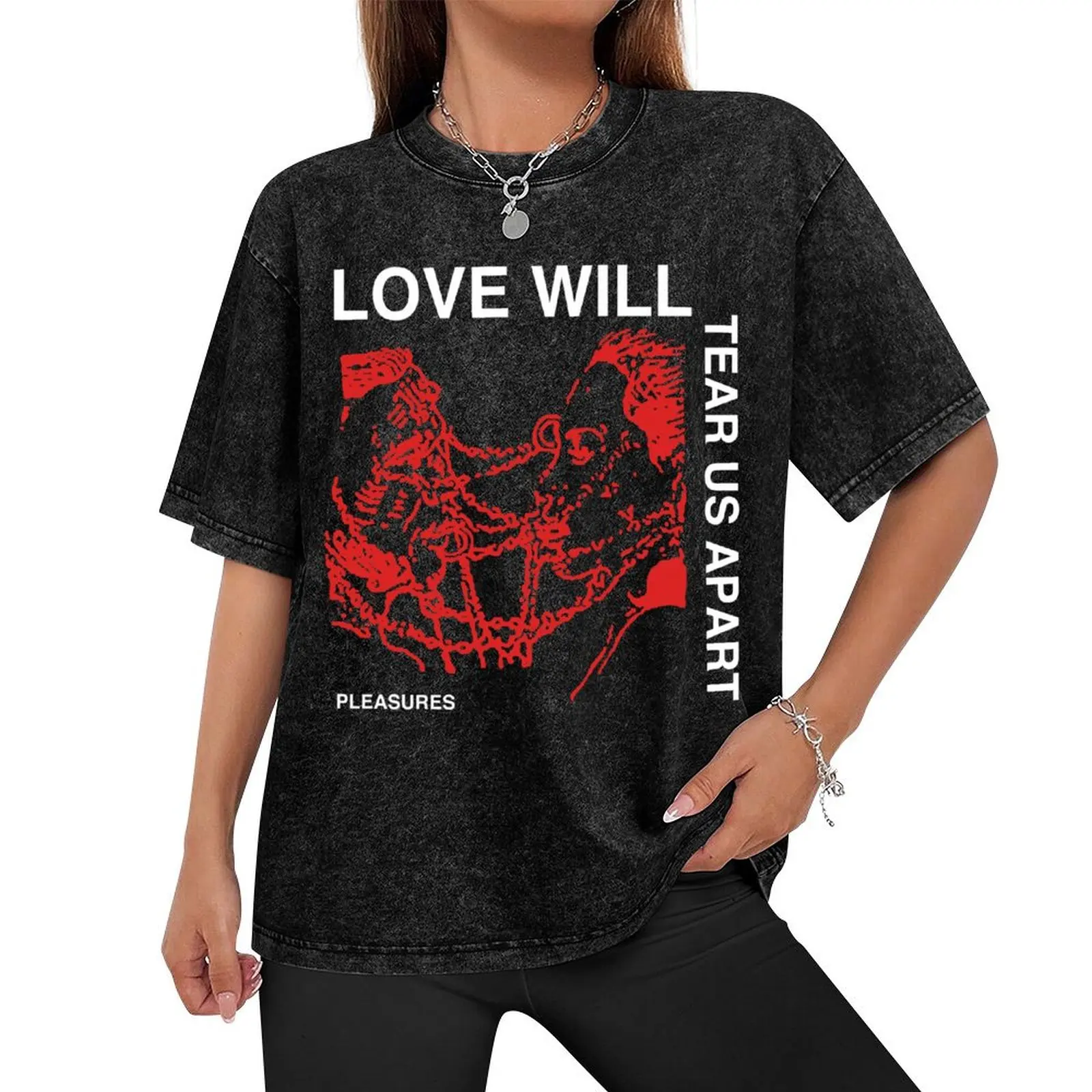 Love Will Tear Us Apart Lil Peep Joy Division T-Shirt for a boy plus size tops tops shirts graphic mens clothing