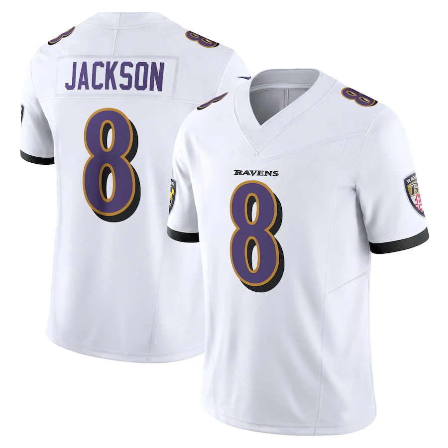 The Latest Football Jersey 3d Printed Pattern Baltimore Ravens Lamar Jackson Popular Jersey Outdoor Sports Casual Wear Top