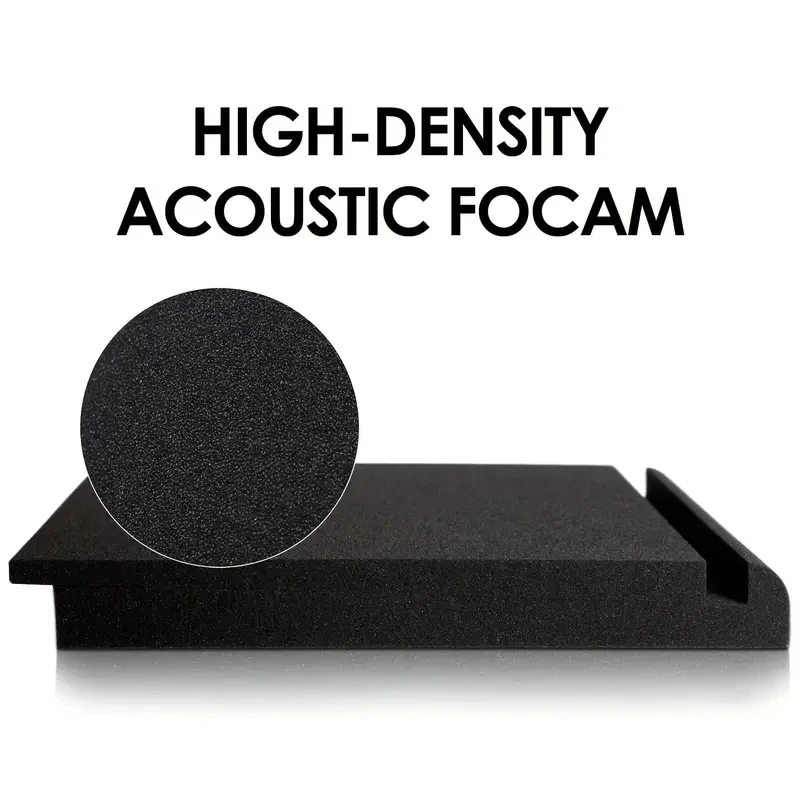 1Set Studio Monitor Speaker Acoustic Foam Isolator Pads Anti-shock Anti-skid Sponge Desktop Speakers Isolation Panels
