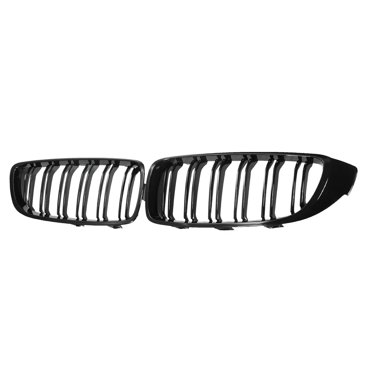 Glossy Black Front Kidney Grille 2 Slat M4 Style Grill For BMW F32 F33 F36 F80 F82 2013-2020 Cabriolet Coupe 425i 430i 440i 435i