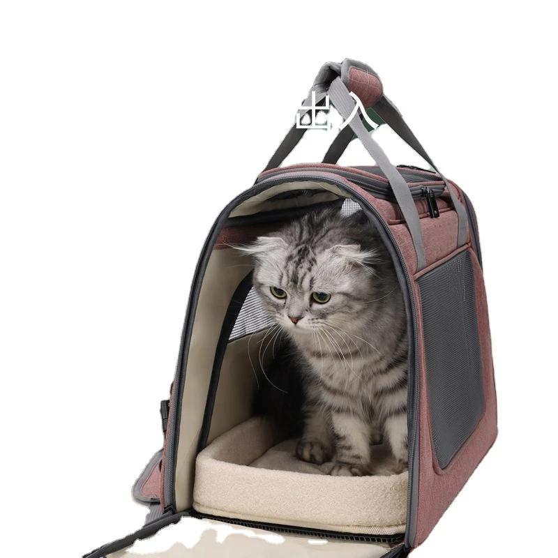 Hot Selling Fashionable Pet Carrier Should Bag Soft Carrier for Pet Transportation Suitable for Small and Medium Size