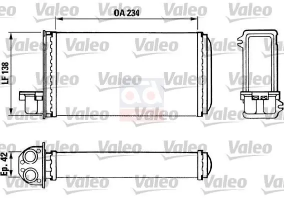 Store code: 883965 for heating radiator peugeot