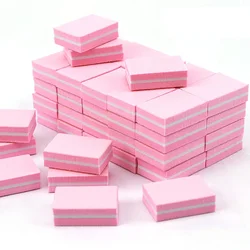 50pcs Double Sided Mini Nail File Block Sanding And Polishing Nail Care Tools Nail Care Filesanding And Polishing Nail File
