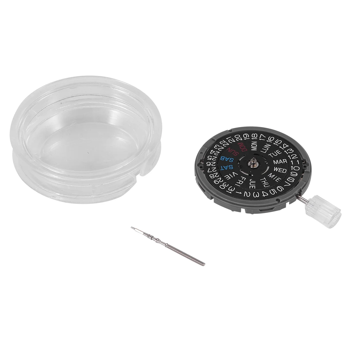 New NH36 English Date Week Automatic 3 Oclock Crown Watch Movement Mechanical Replacement Parts