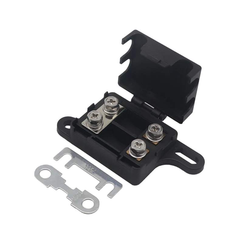 【1Set】 ANS MINI MIDI ANL Fuse Holder with Cover 30A 50A 60A 100A 125A 150A 200A for Automotive Marine