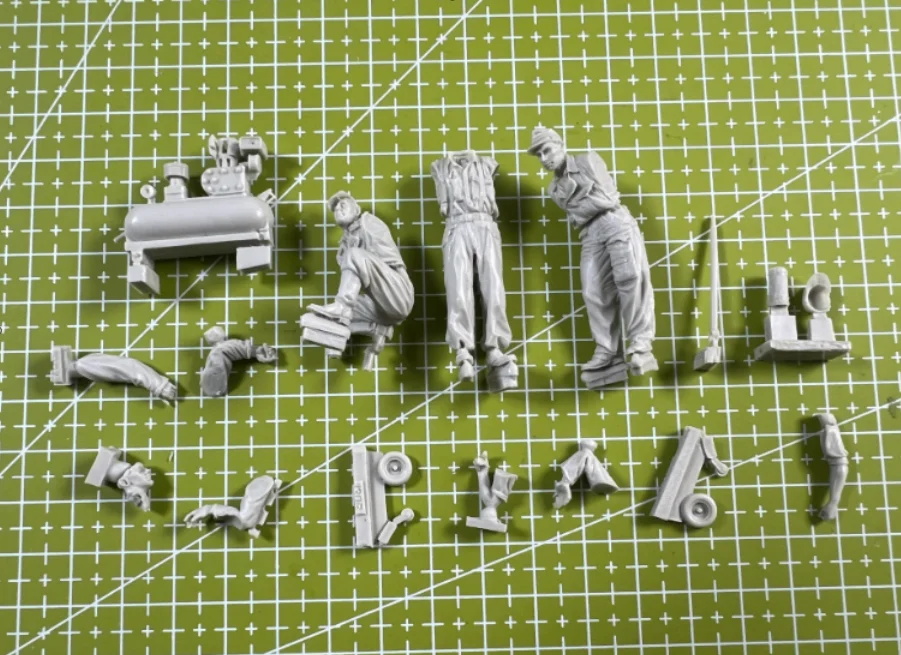 1: 35 Modelo de resina fundida - Model Kit Italeri avaliação e preço