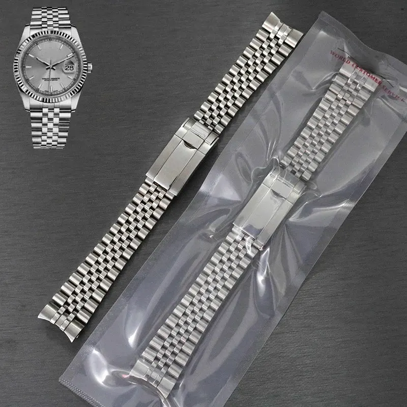 20 mm Jubilee 904 Uhrenarmband für Rolex Oyster Perpetual Submariner Herrenarmband Luxusuhrenkette Mod Teile Ersatzzubehör